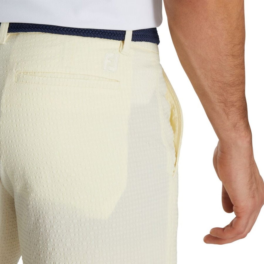 Footjoy Danmark Seersucker Shorts 10 Inseam Lemonade