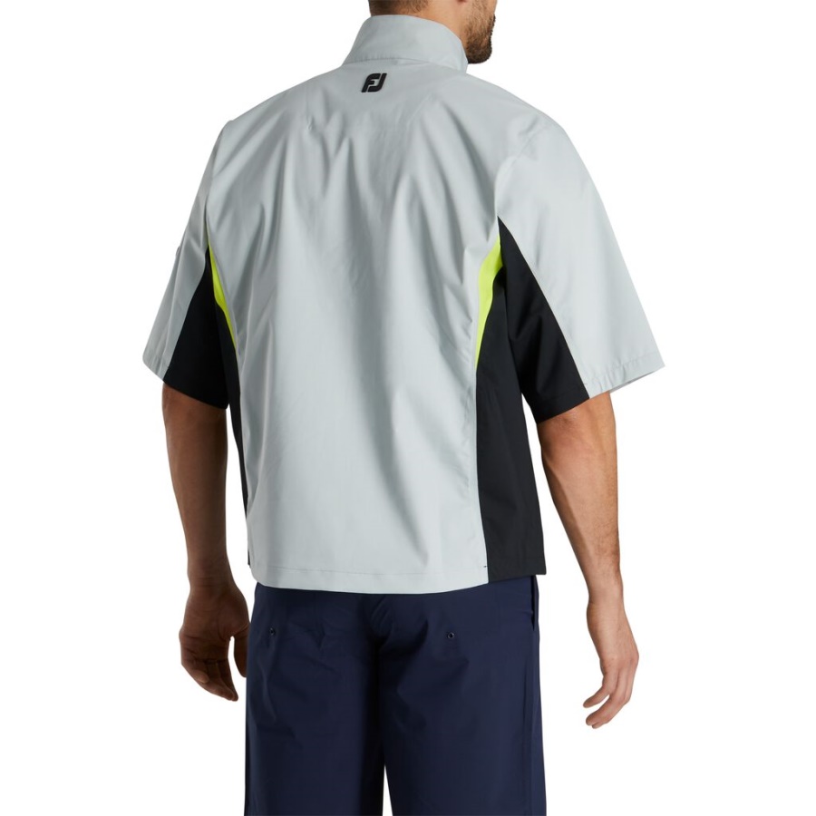 Sølv Footjoy Danmark Hydrolite Kortærmet Regnskjorte