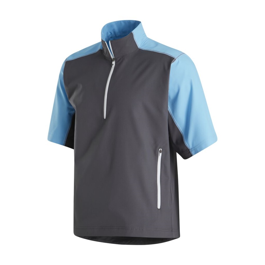 Blå Kortærmet Sport Windshirt Footjoy Danmark