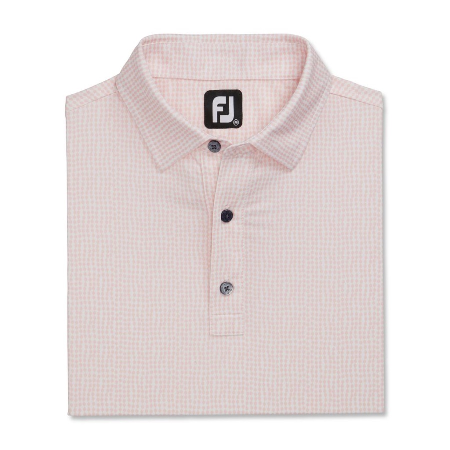 Footjoy Danmark Perlekæde Print Lisle Self Krave Pink