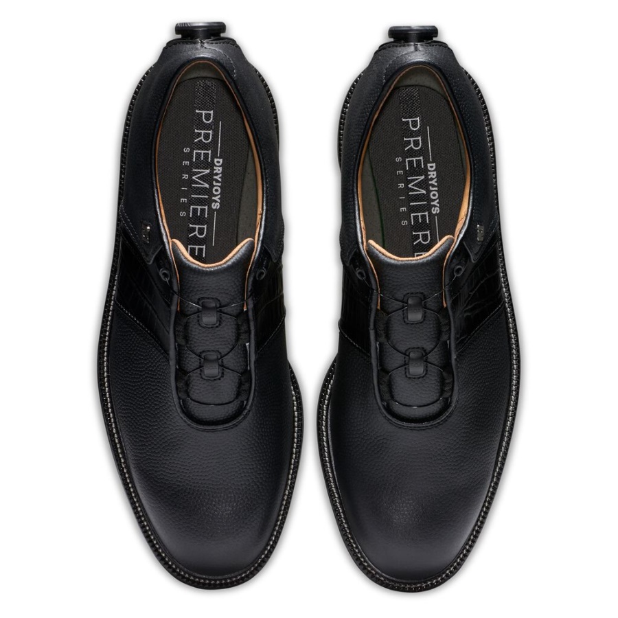 Footjoy Danmark Black Premiere Series Packard Boa