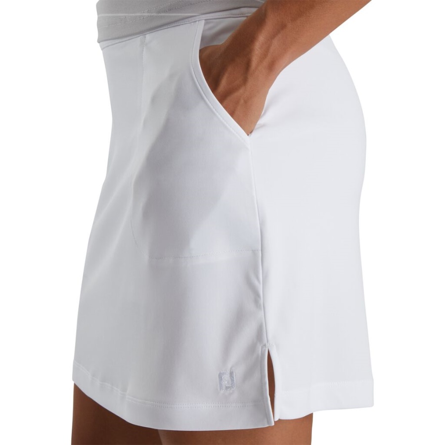 Footjoy Danmark White Knit Skort Women