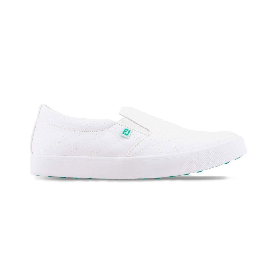 Footjoy Danmark Sport Retro Kvinder Forrige Sæson Stil Hvid