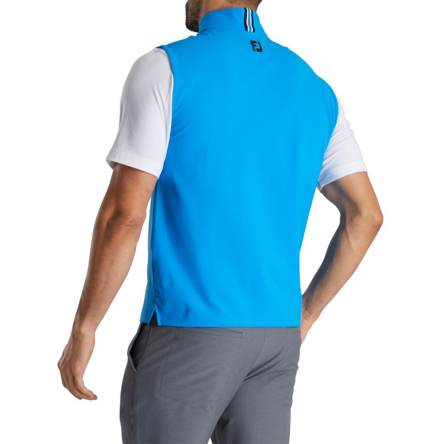 Footjoy Danmark Stretch Jersey Forrige Sæson Stil Blå