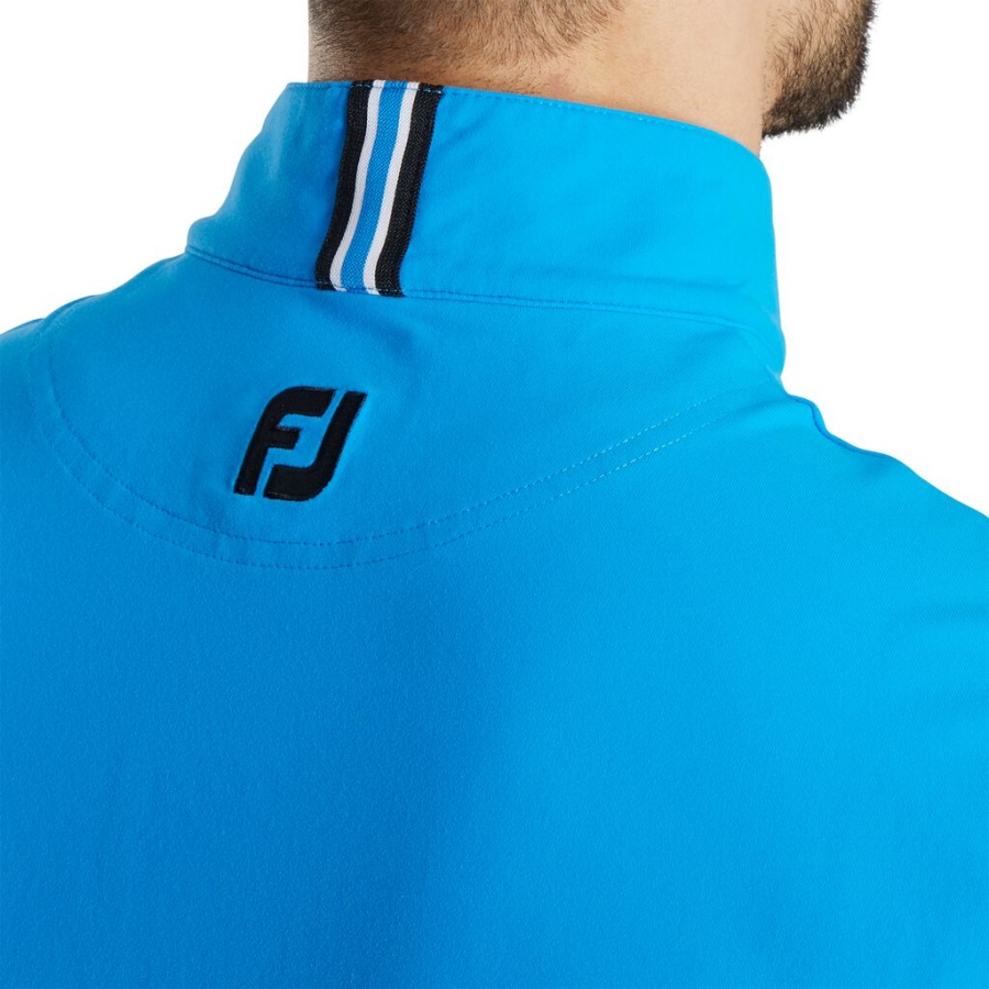 Footjoy Danmark Stretch Jersey Forrige Sæson Stil Blå