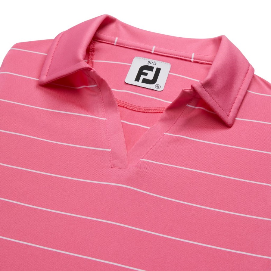 Footjoy Danmark ærmeløs Skjorte Junior Pige Pink