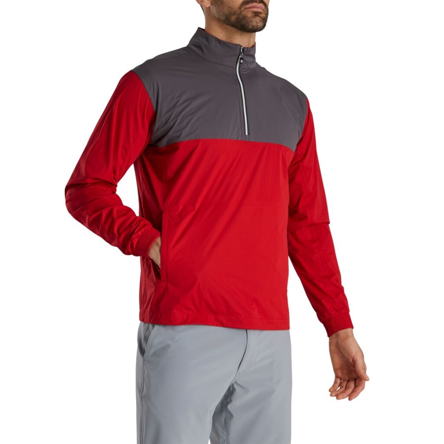 Footjoy Danmark Red Hydroknit Pullover