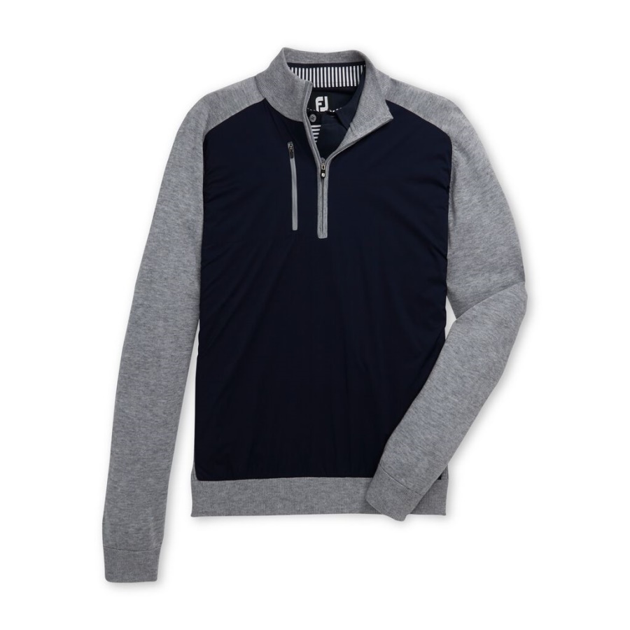 Tech Sweater Marineblå Footjoy Danmark
