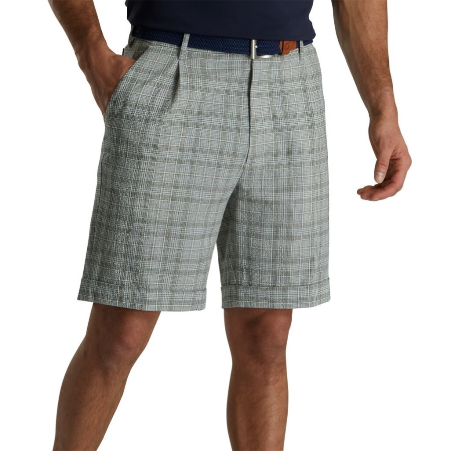 Seersucker Madison Shorts Plaid Footjoy Danmark