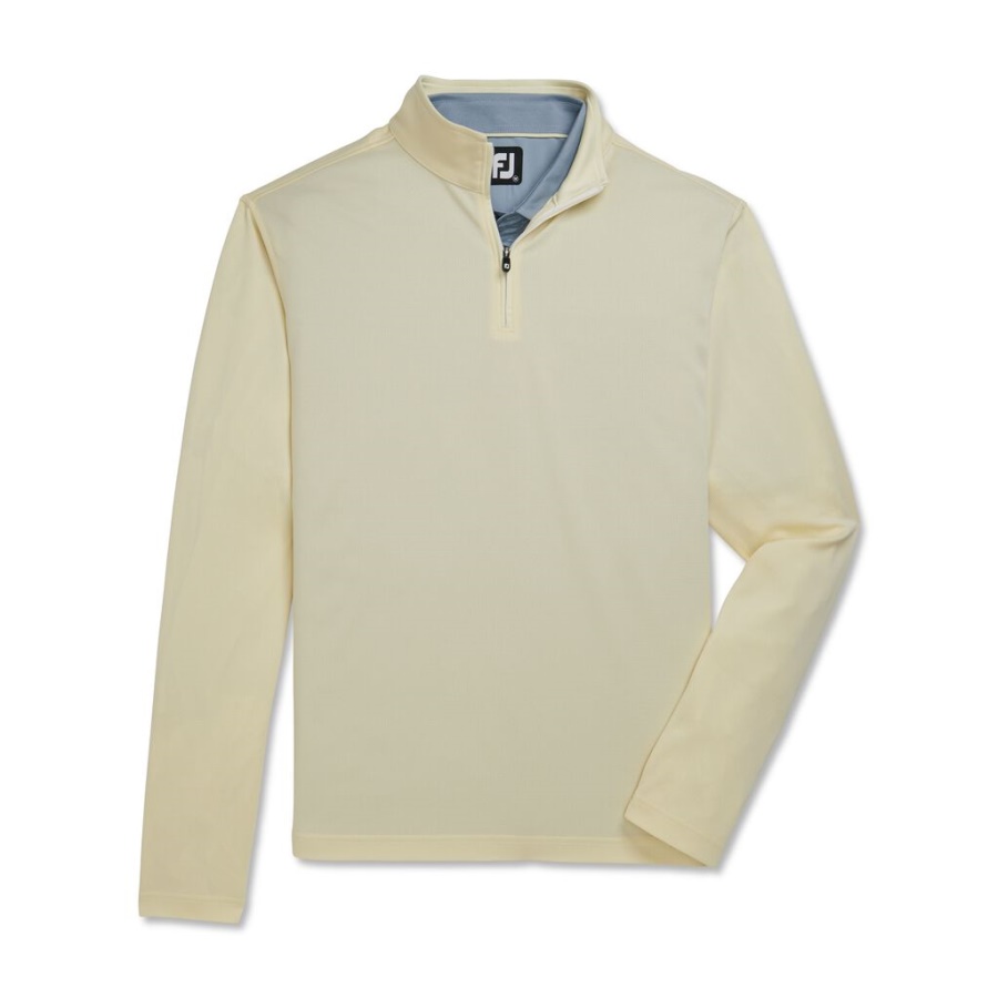 Limonade Letvægts Jacquard Quarter Zip Footjoy Danmark