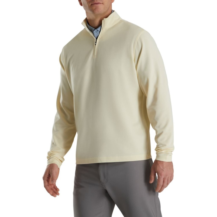 Limonade Letvægts Jacquard Quarter Zip Footjoy Danmark