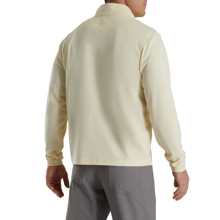 Limonade Letvægts Jacquard Quarter Zip Footjoy Danmark