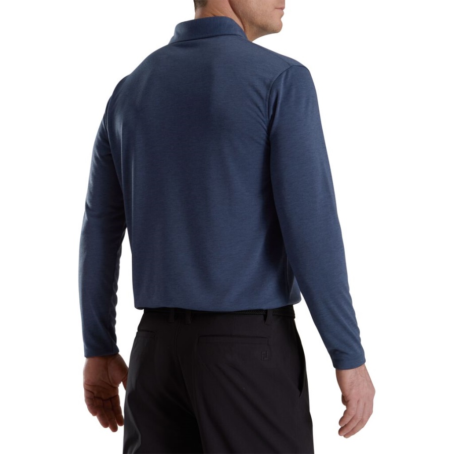 Blå Jersey Skjorte Footjoy Danmark