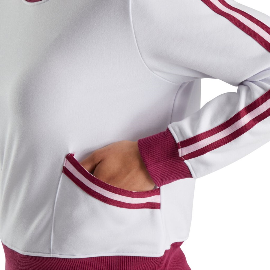 Hvid Footjoy Danmark Sweatshirt Med Rund Hals Til Kvinder