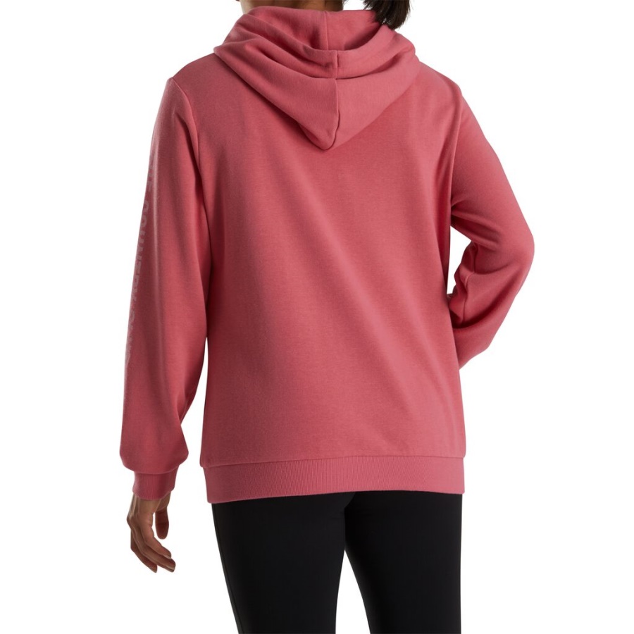 2022 U.s. åben Sweatshirt Kvinder Forrige Sæson Stil Rød Footjoy Danmark