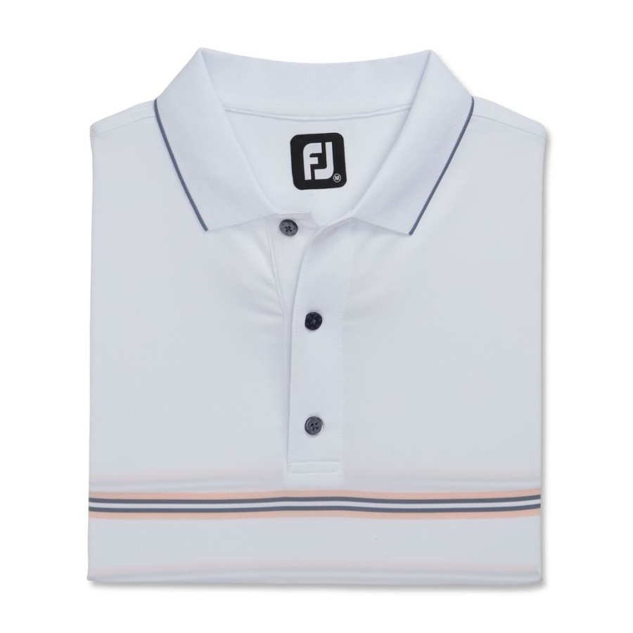 Hvid Dobbeltbånd Lisle Strik Krave Footjoy Danmark