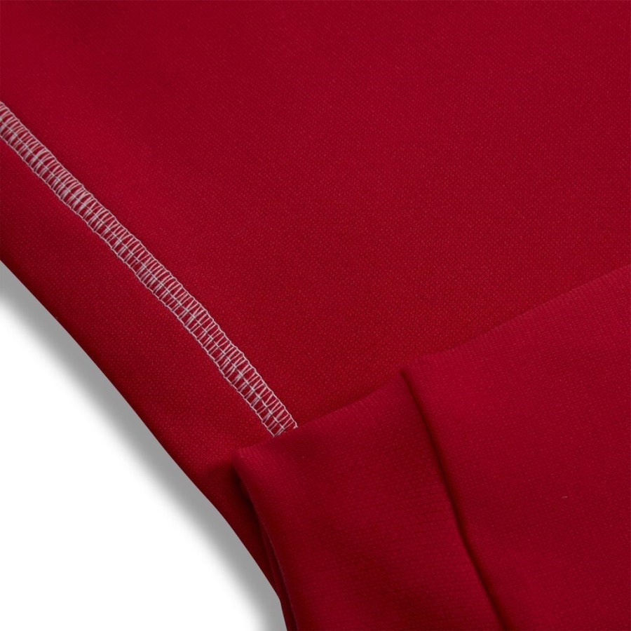 Rød Footjoy Danmark Halv Lynlås Kontrastsøm Mellemlag Junior