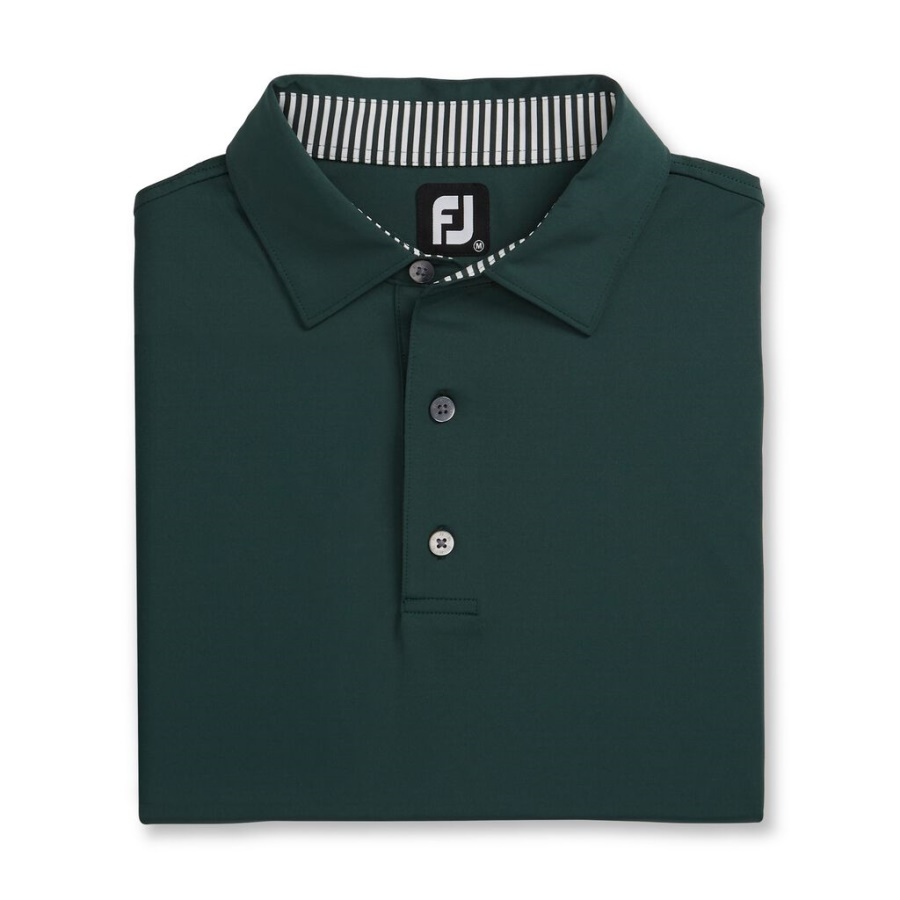 Hvid Solid Lisle Self Krave Footjoy Danmark