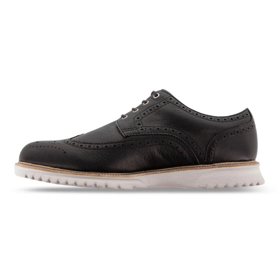 Black Footjoy Danmark Club Casuals Wing Tip