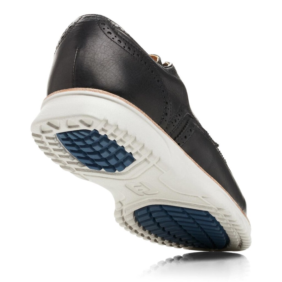 Black Footjoy Danmark Club Casuals Wing Tip