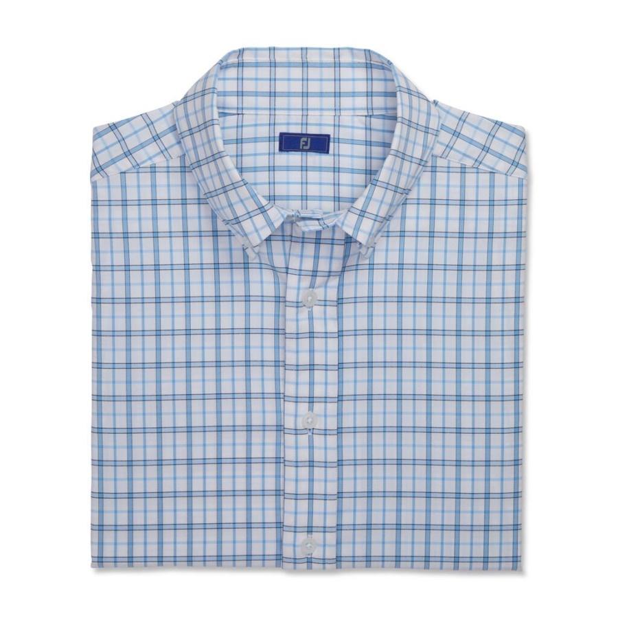 Super Blødt Vævet Plaid Footjoy Danmark White