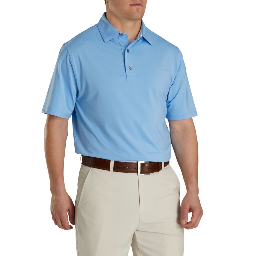 Blue Footjoy Danmark Solid Lisle Self Krave